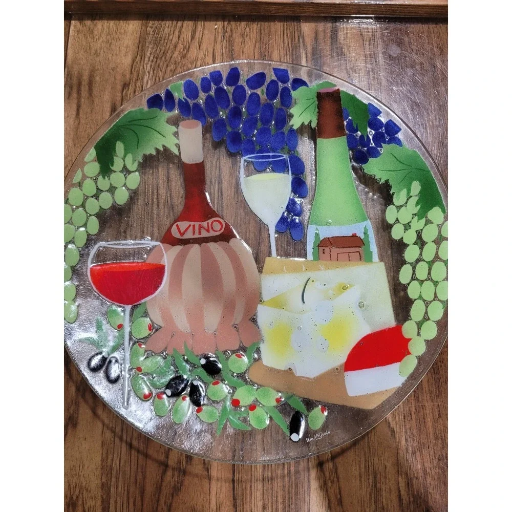 Vintage Fusion 56275 William McGrath handpainted bowl signed